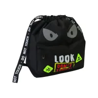 Cool For School Shoe Bag Black with Pocket (CF87311)
