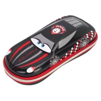 Pencil case Cool For School Volumetric 3D 1 compartment Black (QT-5645-Black)