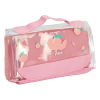 Pencil case Cool For School Handbag 2 in 1 2 compartments Pink (CF87210)