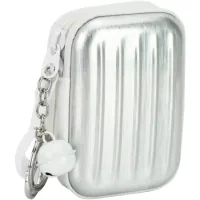 Children's wallet Cool For School Keychain with a bell gray (CF86949)