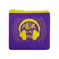 Wallet for children Cool For School with a zipper, purple (CF86345)