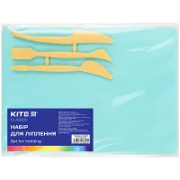 Plasticine board Kite set Classic board + 3 stacks, mint (K-1140-18)