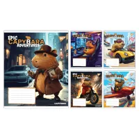 Зошит Yes Epic Capybara А5 12 аркушів лінія (767792)