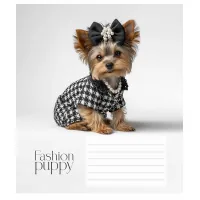 Notebook Schoolboy Star Fashion pets 12 sheets cell (012-3687K)