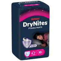 Huggies DryNites diapers for girls 4-7 years old 10 pcs (5029053527581)