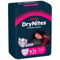 Huggies DryNites diapers for girls 8-13 years old 9 pcs (5029053527604)
