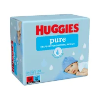 Baby wipes Huggies Ultra Comfort Pure 56 x 3 pcs (5029053550091)