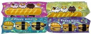Antistress toy slide /2009-26/ "Cats, dogs" 5*13cm (12)