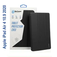 Cover for the tablet BeCover Soft Edge Pencil mount Apple iPad Air 4 10.9 2020/2021 Black (706817)