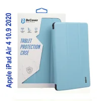 Tablet case BeCover Soft Edge Pencil mount Apple iPad Air 4 10.9 2020/2021 Light Blue (706821)