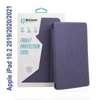 Tablet cover BeCover Tri Fold Soft TPU mount Apple Pencil Apple iPad 10.2 2019/2020/2021 Purple (706746)