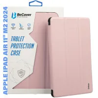 BeCover Soft Edge tablet case for Apple iPad Air 11" M2/M3 (2024/2025) Pink (711431)