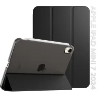 Cover for the tablet BeCover Tri Fold Hard Apple iPad Mini 7 2024 Black (712450)