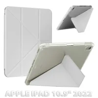 Tablet case BeCover Ultra Slim Origami Transparent Apple iPad 10.9" 2022/24/11" 2025 Gray (712939)