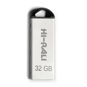 Флеш пам'ять "Hi-Rali" 32GB Fit серiя срібло
