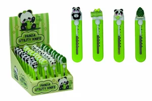 Office knife "WB" /2438/ mini 9mm, Panda (36)
