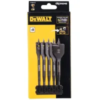 A set of DeWALT feather drills for wood in an EXTREME IMPACT cassette, 6 pcs (DT70834)