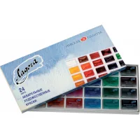 Watercolor paints Nevskaya palette Ladoga watercolor 24 colors (350108)