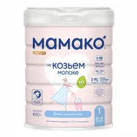 Дитяча суміш MAMAKO 1 Premium на козячому молоці 0-6 міс. 800 г (8437022039039)