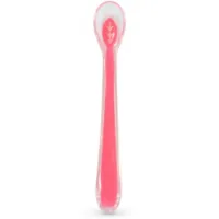 Set of children's tableware Baboo Silicone spoon 6+ months. Pink (90432)