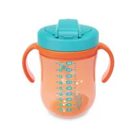 Baboo non-spill drinker with a tube Marine 300 ml Orange (90601)