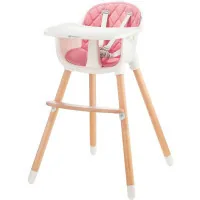 Chair for feeding Kinderkraft Sienna Pink (5902533915132)