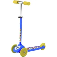 Bimbo Bike Monsters scooter 12` with height adjustment Blue-yellow (75803-IS)