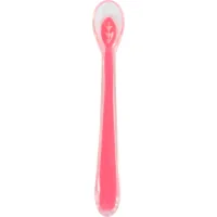 Set of children's tableware Baboo silicone spoon from 6 months. pink (10-013)