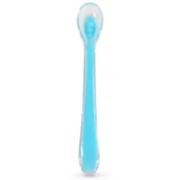 Set of children's tableware Baboo silicone spoon from 6 months. blue (10-003)