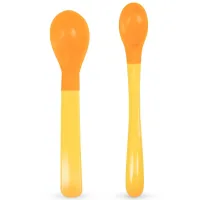 Baby tableware set Baboo soft spoons 2 pcs yellow, 4+ months (10-035)