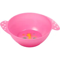 Baby plate Baboo Safari with handles from 6 months pink (9-030)