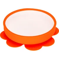 Baby plate Baboo with non-slip base, 6+ months (orange) (9-023)