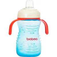 Baboo Non-Spill Drinker with Silicone Spout, 260ml, 6+ Months (Blue) (8-125)
