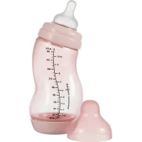 Difrax S-bottle Wide feeding bottle with silicone nipple, 310 ml (707 Blossom)