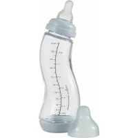 Feeding bottle Difrax S-bottle Natural anti-colic, silicone, 250 ml (736FE Blue)