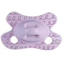 Difrax Natural Newborn pacifier, 0+ months (113 Lilac_curls)