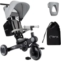 Children's bicycle MoMi Solivia gray 4 in 1 (ROTR00017)