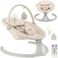 Rocking chair MoMi Kenani Onyx Sand (BULE00041)