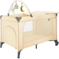 Children's playpen MoMi BELOVE PLUS beige (LOZE00026)