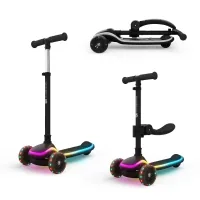 Самокат Kinderkraft 2-в-1 Raket Up Black (KRRAUP00BLK0000) (5902533930029)