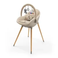 Стілець для годування Kinderkraft 2 в 1 Fini Up Beige (5902533930104)