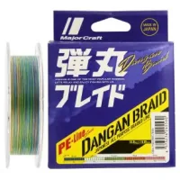 Cord Major Craft Dangan Braid X8 200m MultiCam 1.2/0.16mm 25lb/9.8kg (772.73.58)