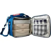 Bergner Walking business picnic set 23x22x13.5 cm 5 items (BG-3652-BL)