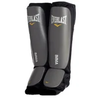 Захист гомілки і стопи Everlast MMA Sparring Shin Guards 854930-70-8 Чорний L/XL (009283545437)