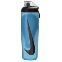 Water bottle Nike Refuel Bottle Locking Lid 24 OZ blue, black 709 ml N.100.7668.420.24 (887791745309)