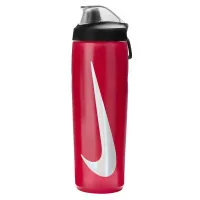 Water Bottle Nike Refuel Bottle Locking Lid 24 OZ Red, Black, Silver 709 ml N.100.7668.640.24 (887791745484)