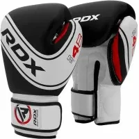 RDX 4B Robo Kids White/Black 6oz Boxing Gloves (JBG-4B-6oz)