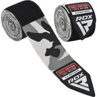 Bandage for sports RDX for boxing WX Professional Boxing Hand Wraps Camo Gray (4.5 m.) (HWX-RC+)