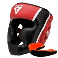 Boxing helmet RDX Aura Plus T-17 Red/Black XL (HGR-T17RB-XL+)
