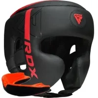 Boxing helmet RDX F6 KARA Matte Red XL (HGR-F6MR-XL)